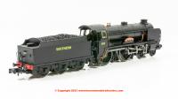 2S-002-007 Dapol Schools Class 4-4-0 Steam Locomotive number 30930 "Radley" in Southern Wartime Black livery